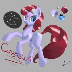 Size: 3200x3200 | Tagged: artist:glitch, derpibooru import, oc, oc:constella, safe, space pony, unofficial characters only, voridian