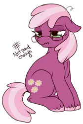 Size: 332x493 | Tagged: safe, artist:lulubell, derpibooru import, cheerilee, earth pony, pony, :t, female, floppy ears, frown, glare, glasses, grumpy, hoof fluff, lidded eyes, mare, scrunchy face, simple background, sitting, solo, tired, transparent background, unamused, unshorn fetlocks, wavy mouth