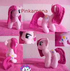 Size: 1024x1047 | Tagged: artist:celestia-in-love, derpibooru import, irl, photo, pinkamena diane pie, pinkie pie, plushamena, plushie, safe