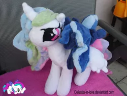 Size: 1024x768 | Tagged: artist:celestia-in-love, derpibooru import, irl, photo, plushie, princess celestia, princess luna, safe