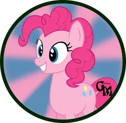 Size: 1024x1001 | Tagged: artist:koonzypony, button, derpibooru import, happy, pinkie pie, safe