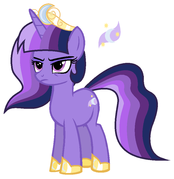 Size: 756x780 | Tagged: safe, artist:unoriginai, derpibooru import, oc, oc:princess dusk, unofficial characters only, pony, unicorn, crown, cutie mark, horseshoes, magical lesbian spawn, offspring, parent:princess celestia, parent:twilight sparkle, parents:twilestia, royalty, simple background, transparent background