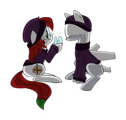 Size: 1636x1551 | Tagged: safe, artist:jessy, artist:plone, derpibooru import, oc, oc:palette swap, unofficial characters only, original species, plane pony, pony, predator drone, clothes, drone, mq-1 predator, plane, simple background, sweater, transparent background, vector