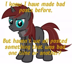 Size: 640x569 | Tagged: artist:mlp-jolt, attention deficit horse, attention horse, blank flank, derpibooru import, meta, oc, safe, solo, text, unofficial characters only