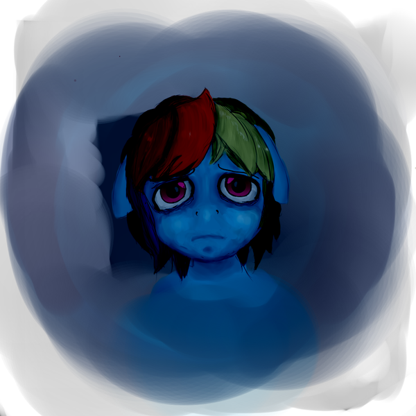 Size: 1024x1024 | Tagged: artist:genocide24, dead source, derpibooru import, rainbow dash, sad, safe, solo