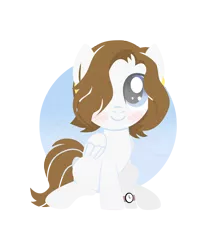 Size: 1594x1947 | Tagged: safe, artist:sugarstitch, derpibooru import, oc, oc:bee chalke, unofficial characters only, pegasus, pony, blushing, earring, female, mare, solo, watch