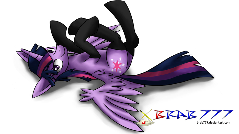 Size: 1920x1080 | Tagged: suggestive, artist:brab777, derpibooru import, twilight sparkle, twilight sparkle (alicorn), alicorn, pony, clothes, female, looking at you, mare, solo, solo female, stockings