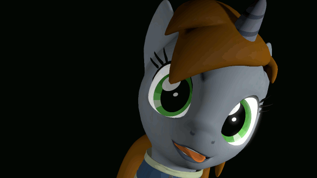 Size: 640x360 | Tagged: safe, artist:maetrome, derpibooru import, oc, oc:littlepip, unofficial characters only, pony, unicorn, fallout equestria, fanfic, 3d, animated, black background, clothes, cute, fanfic art, female, gif, horn, mare, pipabetes, silly, silly pony, simple background, solo, source filmmaker, tongue out, vault suit