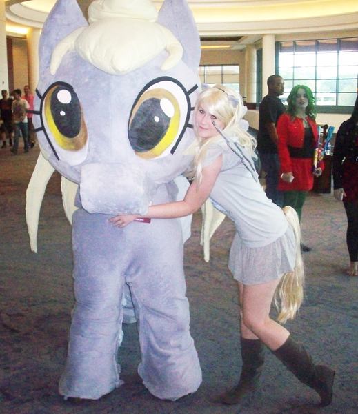 Size: 1984x2292 | Tagged: 2012, artist:lily-lithium, artist needed, convention, cosplay, derpibooru import, derpy hooves, dragoncon, human, irl, irl human, photo, quadsuit, safe