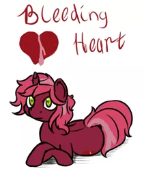 Size: 800x949 | Tagged: safe, derpibooru import, oc, oc:bleeding heart, unofficial characters only, pony, unicorn, solo