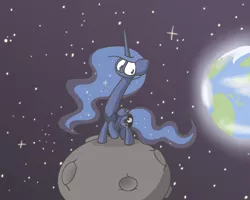 Size: 1280x1024 | Tagged: artist:switchy, derpibooru import, long neck, moon, princess luna, princess luneck, safe, solo, tangible heavenly object