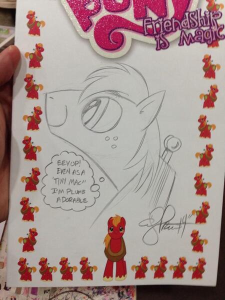 Size: 768x1024 | Tagged: safe, artist:andypriceart, derpibooru import, big macintosh, earth pony, pony, andy you magnificent bastard, cute, macabetes, male, solo, stallion, traditional art