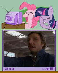 Size: 480x600 | Tagged: 8 million ways to die, derpibooru import, exploitable meme, jeff bridges, meme, obligatory pony, pinkie pie, safe, tv meme, youtube poop