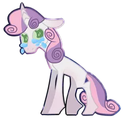 Size: 2596x2488 | Tagged: safe, artist:riisusparkle, derpibooru import, sweetie belle, for whom the sweetie belle toils, simple background, solo, transparent background