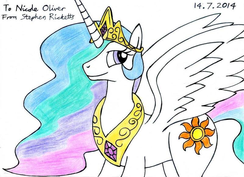 Size: 1115x811 | Tagged: artist:sricketts14381, derpibooru import, princess celestia, safe, simple background, solo, spread wings, traditional art