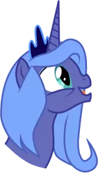 Size: 535x950 | Tagged: alternate hairstyle, artist:durger, derpibooru import, princess luna, s1 luna, safe, simple background, solo, transparent background, vector