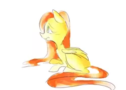 Size: 590x425 | Tagged: safe, artist:lionala, derpibooru import, fluttershy, binary brush, solo