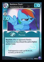 Size: 300x419 | Tagged: safe, derpibooru import, rainbow dash, sleepless in ponyville, canterlot nights, ccg, enterplay, mlp trading card game