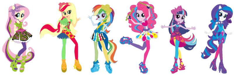 Size: 1912x616 | Tagged: safe, derpibooru import, edit, applejack, fluttershy, pinkie pie, rainbow dash, rarity, twilight sparkle, equestria girls, rainbow rocks, neon rainbow rocks