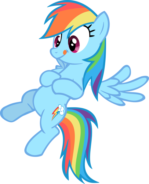 Size: 3784x4648 | Tagged: safe, artist:nimbustheponi, derpibooru import, rainbow dash, belly, bellyrubs, error, flying, licking lips, simple background, smiling, solo, spread wings, tongue out, transparent background, vector