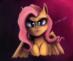 Size: 1200x1000 | Tagged: angry, artist:miokomata, fangs, fluttershy, frown, glare, looking at you, safe, solo