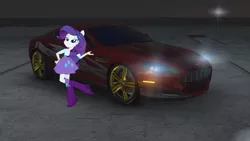 Size: 900x506 | Tagged: safe, derpibooru import, rarity, equestria girls, crossover, knock out, ponied up, smiling, smirk, transformers, transformers prime