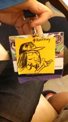 Size: 576x1024 | Tagged: artist:postitpony, bronycon, derpibooru import, nowacking, safe, sticky note, traditional art