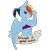 Size: 500x510 | Tagged: safe, artist:superdeathsquad, derpibooru import, edit, rainbow dash, anthro, abs, aside glance, ear piercing, earring, female, flexing, grin, image, jewelry, looking at you, mouthpiece, piercing, png, sideways glance, simple background, smiling, solo, spread wings, transparent background, wings