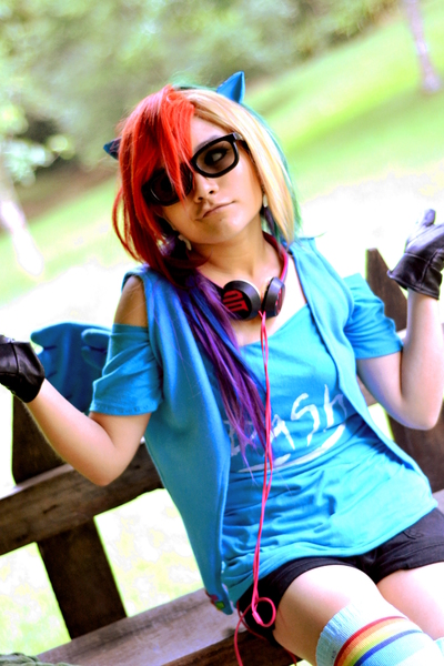 Size: 1536x2304 | Tagged: artist:danishahorusso, cosplay, derpibooru import, human, irl, irl human, photo, rainbow dash, safe