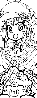 Size: 120x320 | Tagged: artist:tory, derpibooru import, human, japanese, miiverse, monochrome, pinkie pie, pixiv, safe, sherlock shellingford, suzuko mimori, tantei opera milky holmes, voice actor joke