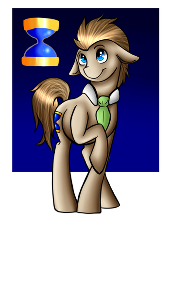 Size: 442x750 | Tagged: safe, artist:tardispony, derpibooru import, pony, clean, cute, doctor, solo, whooves