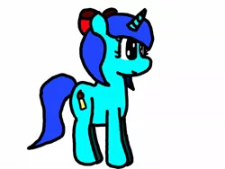 Size: 640x480 | Tagged: safe, artist:jackkoopa3ds, derpibooru import, oc, unofficial characters only, pony, unicorn, bow, digital art, quality, solo