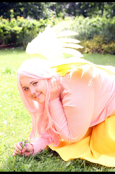 Size: 1090x1644 | Tagged: artist:kaalii, cosplay, derpibooru import, fluttershy, human, irl, irl human, photo, safe