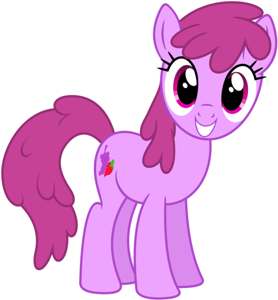Size: 2037x2200 | Tagged: artist:bluemeganium, berrybetes, berry punch, berryshine, cute, derpibooru import, happy, looking at you, safe, simple background, solo, transparent background, vector