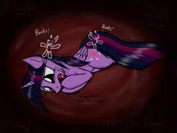 Size: 2000x1500 | Tagged: dead source, safe, derpibooru import, twilight sparkle, twilight sparkle (alicorn), alicorn, pony, crying, female, hallucination, mare, nightmare, scared, schizophrenia, shivering, solo