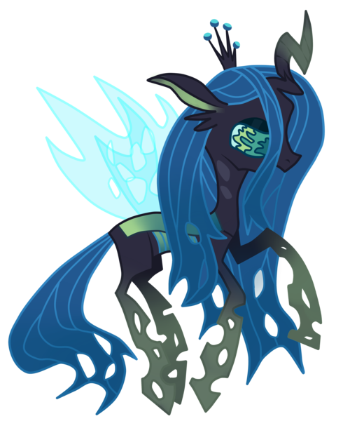 Size: 2905x3554 | Tagged: safe, artist:riisusparkle, derpibooru import, queen chrysalis, simple background, solo, transparent background