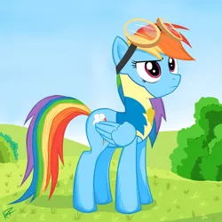 Size: 3000x3000 | Tagged: artist:twotail813, goggles, rainbow dash, rcf community, safe, solo