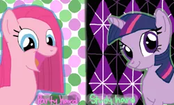 Size: 900x545 | Tagged: artist:thecat101, cute, cuteamena, derpibooru import, pinkamena diane pie, pinkie pie, safe, twilight sparkle