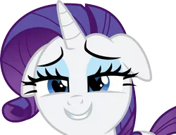 Size: 4840x3711 | Tagged: safe, artist:missbeigepony, derpibooru import, rarity, simple ways, bedroom eyes, floppy ears, grin, heart eyes, simple background, smiling, solo, transparent background, vector, wingding eyes