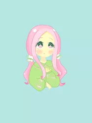 Size: 1500x2000 | Tagged: artist:kaiemiko, derpibooru import, fluttershy, human, humanized, pixiv, safe, solo