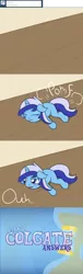 Size: 1280x4212 | Tagged: artist:captainbritish, ask, colgate answers, comic, derpibooru import, filly, minuette, safe, solo, tumblr