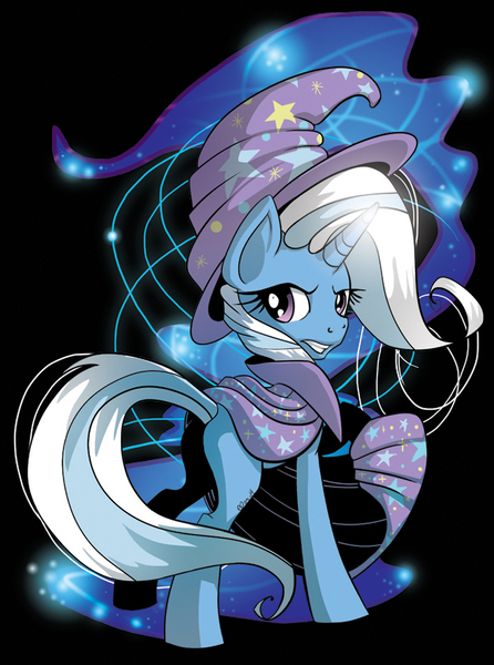 Size: 589x792 | Tagged: safe, artist:ellisarts, derpibooru import, trixie, pony, unicorn, female, mare, solo