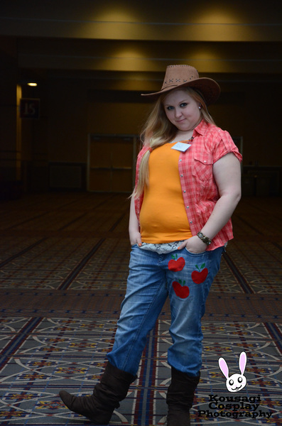 Size: 3264x4928 | Tagged: safe, derpibooru import, applejack, human, cosplay, irl, irl human, photo