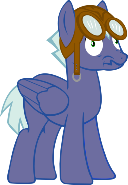 Size: 1194x1720 | Tagged: safe, artist:neoartimus, derpibooru import, oc, oc:cruise control, unofficial characters only, pegasus, pony, derp, goggles, scrunchy face, simple background, solo, transparent background, turnabout storm, vector