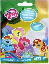 Size: 586x771 | Tagged: safe, derpibooru import, official, fluttershy, pinkie pie, rainbow dash, sunset shimmer, pony, bag, blind bag, toy, wave 11