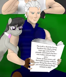 Size: 2217x2594 | Tagged: anti-clop, background pony strikes again, devil may cry, misspelling, octavia melody, op is a clopper, suggestive, text, tl;dr, trying too hard, vergil, vergil's book