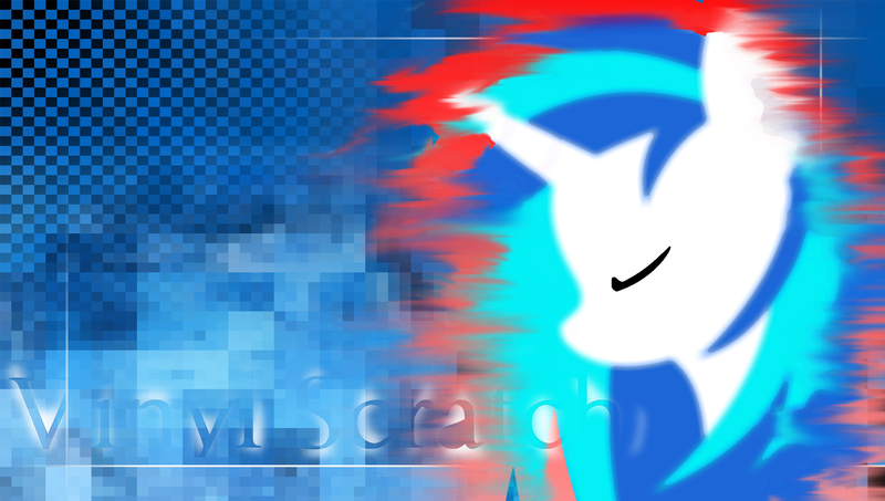 Size: 2120x1200 | Tagged: safe, artist:dj-applej-sound, artist:xpesifeindx, derpibooru import, edit, vinyl scratch, pony, unicorn, abstract background, blurry, bust, eyes closed, female, head, horn, lineless, mare, minimalist, modern art, portrait, profile, solo, vector, wallpaper, wallpaper edit