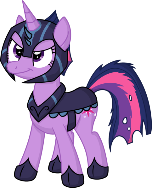 Size: 1265x1571 | Tagged: armor, artist:moemneop, changeling officer, derpibooru import, helmet, safe, solo, twilight sparkle