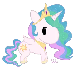 Size: 2824x2460 | Tagged: artist:tamurakitty, princess celestia, safe, simple background, solo, tokidoki