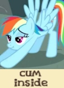 Size: 128x177 | Tagged: suggestive, derpibooru import, edit, edited screencap, screencap, rainbow dash, pegasus, pony, /mlp/, expand dong, exploitable meme, female, iwtcird, mare, meme, scrunchy face, stretching